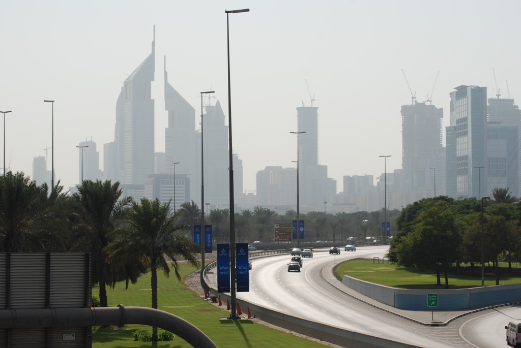 Impressive Dubai skyline