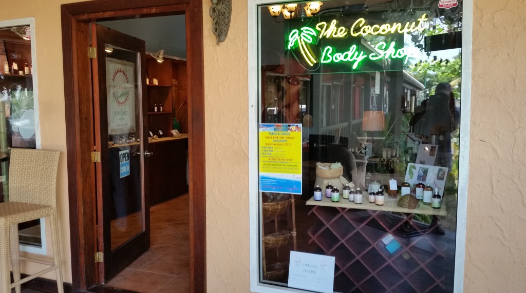 The Coconut Body Shop in Turks and Caicos 