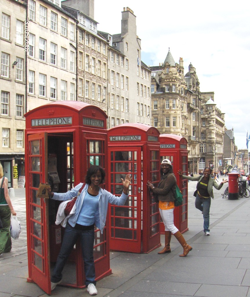 Having a little fun on Princes Street