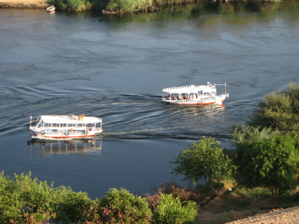feluccas on the River NIle