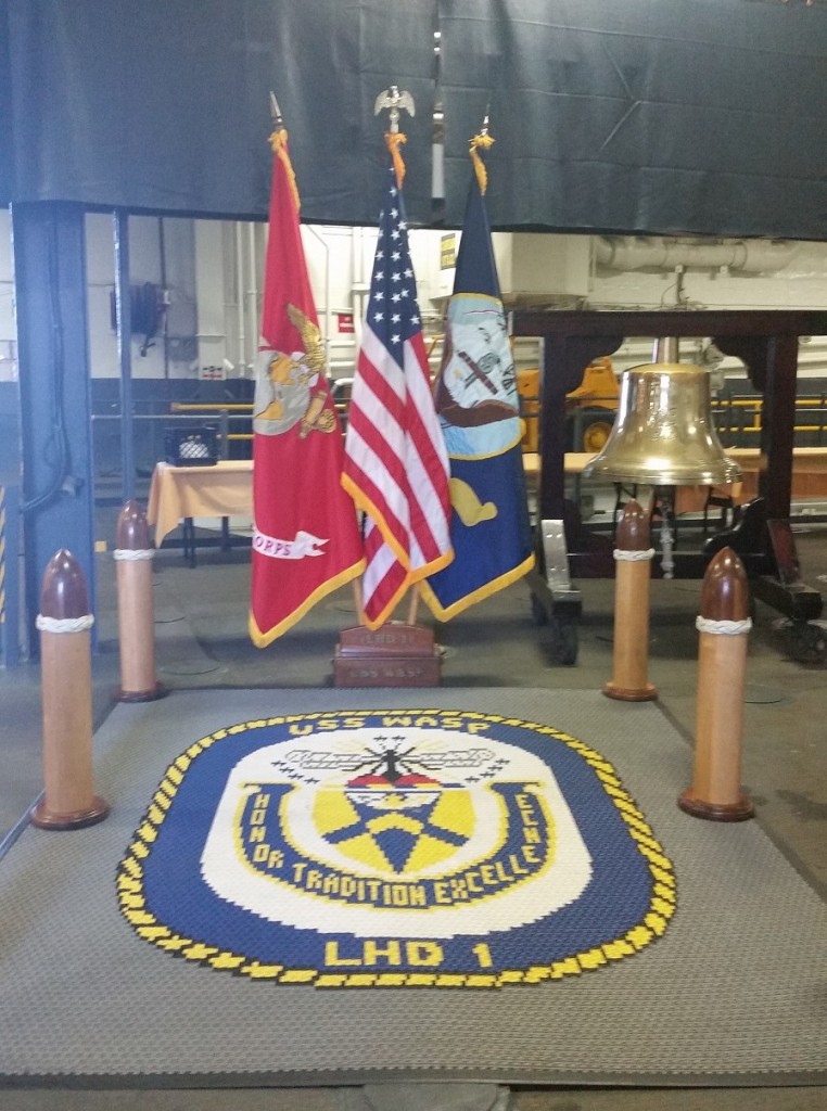 Entrance area of the ship