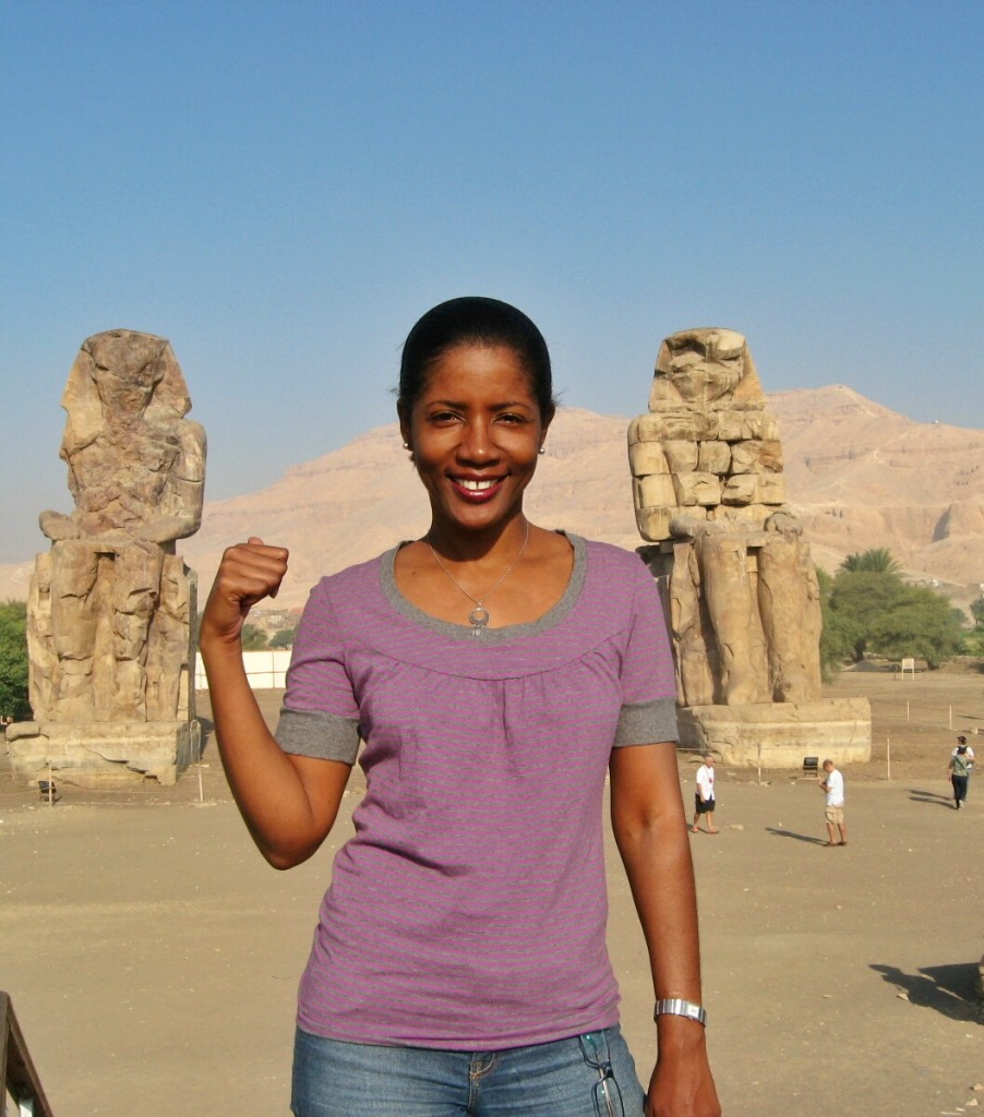 Colossi of Memnon statues in Egypt