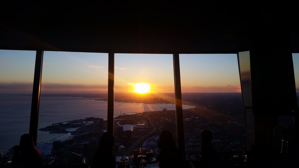 View from 360 Resturant, CN Tower Toronto