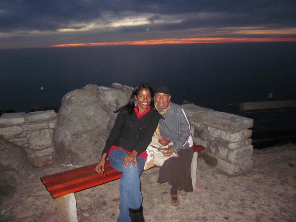 Sunset shot at Table Mountain, South Africa