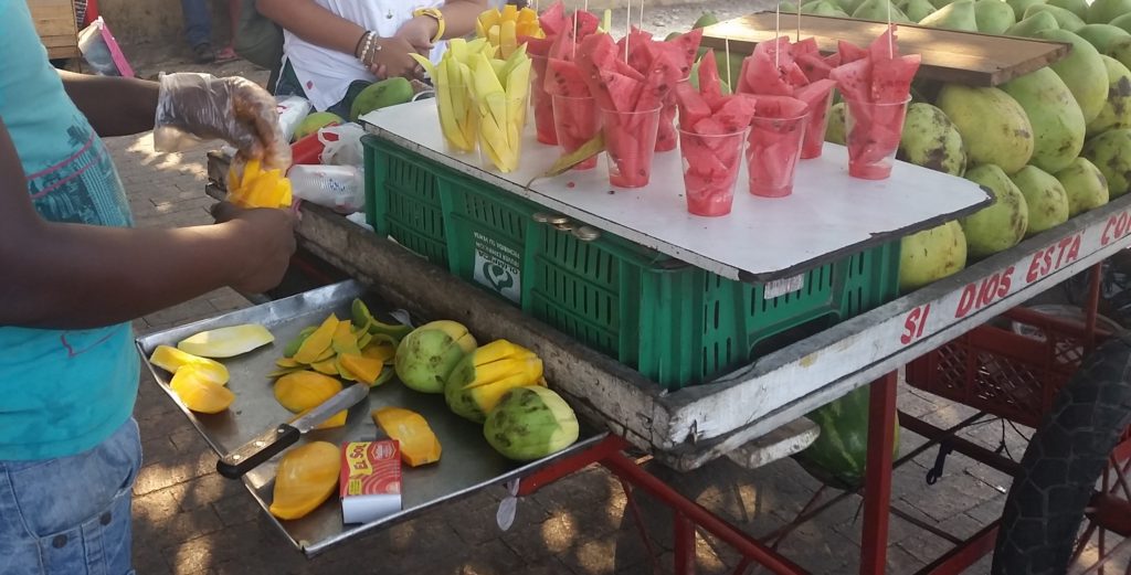 There were so many different fruits for sale all around Cartagena. And they were the fresh, not supermarket-weary variety.